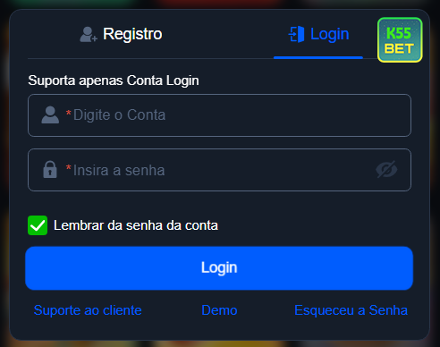 k55bet.com - entrar sua conta agora
